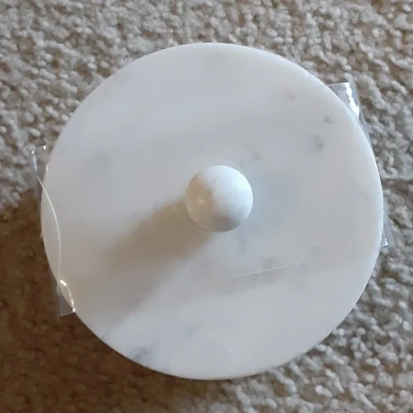 Round Marble Decorative Box - Designed with Studio McGee solofficialkw.com
